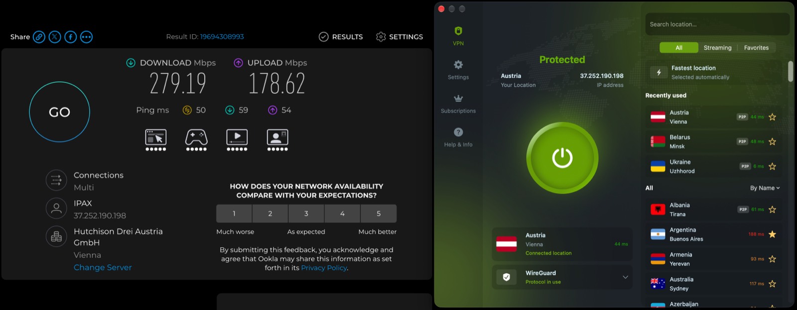 279 Mbit on a 292 Mbit line